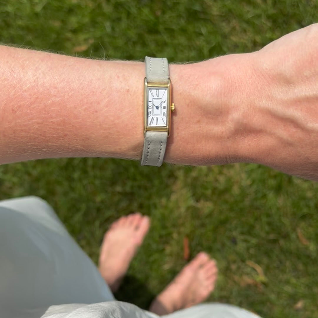 Suede Strap in Seafoam Green
