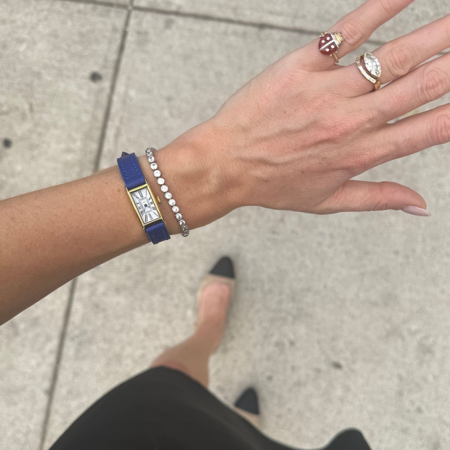 Calfskin Strap in Yves Klein Blue