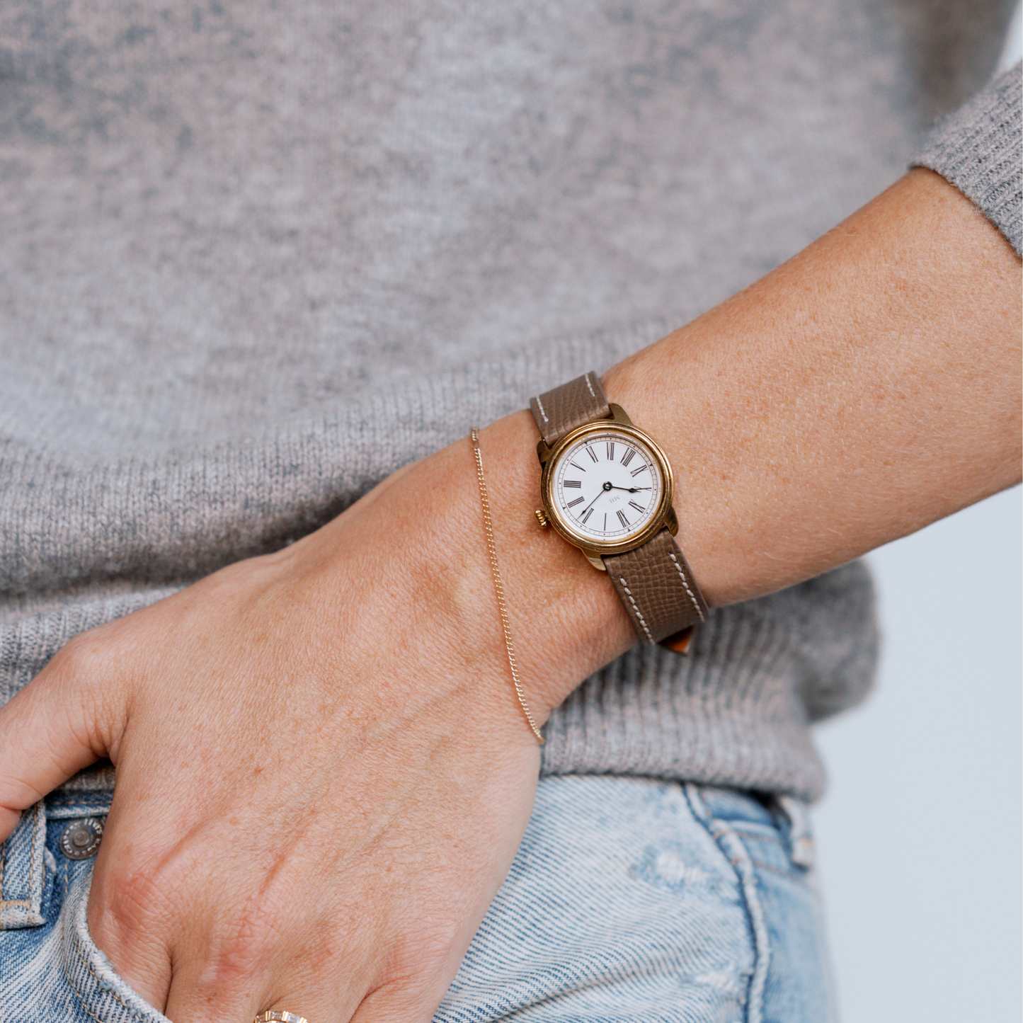 Limited Edition: Taupe Calfskin Strap