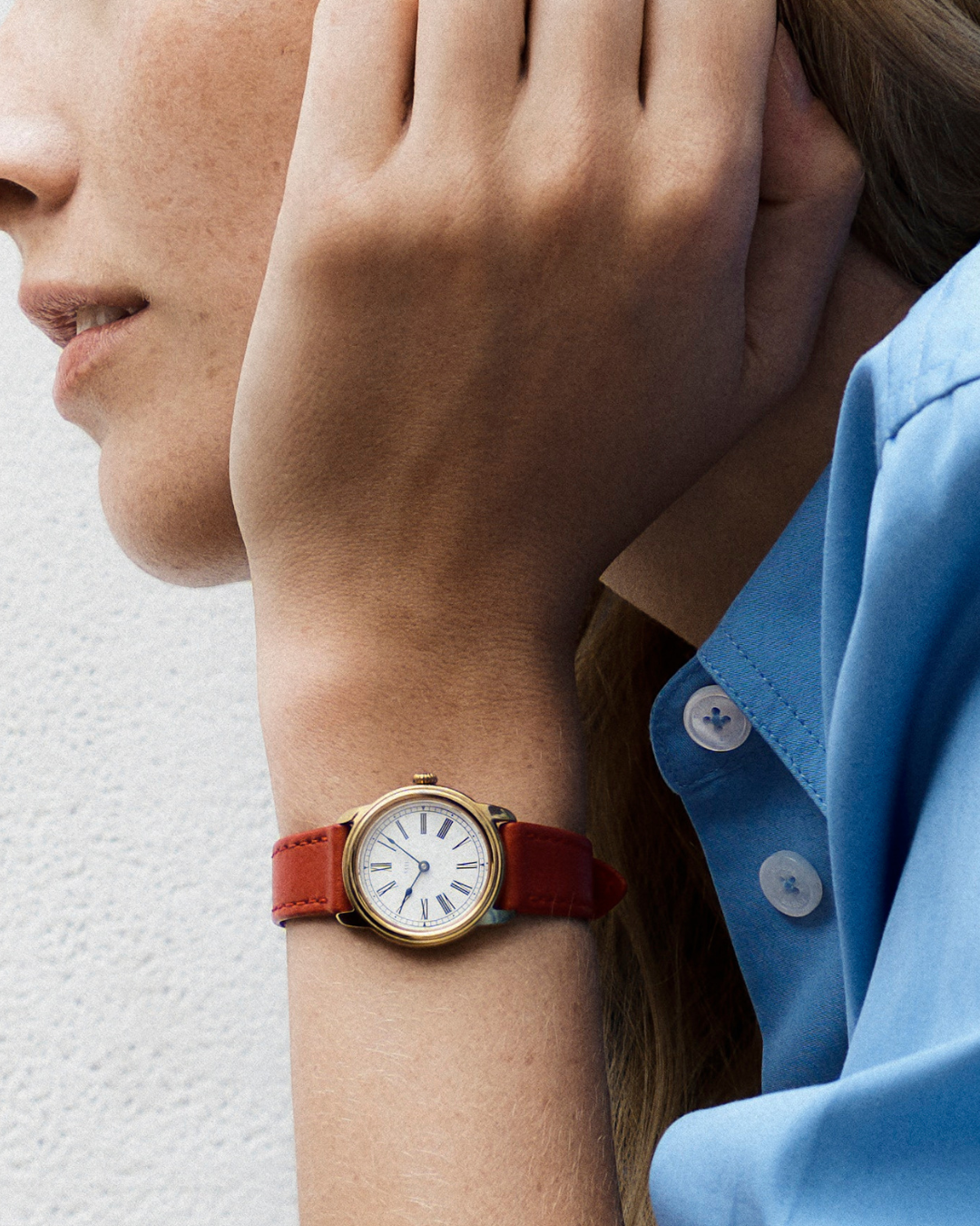 Calfskin Strap in Rouge