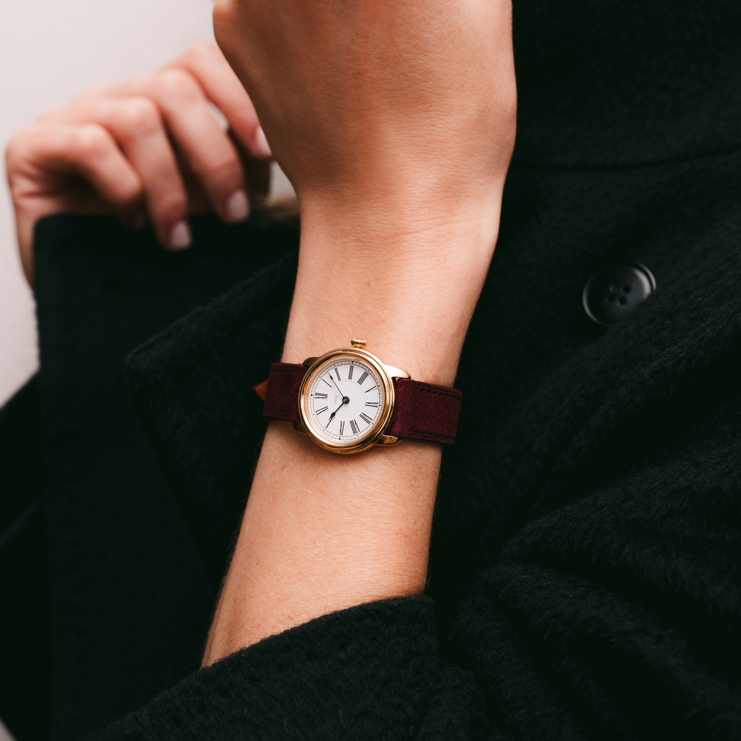 Limited Edition: Burgundy Suede Strap