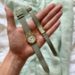 Suede Strap in Seafoam Green