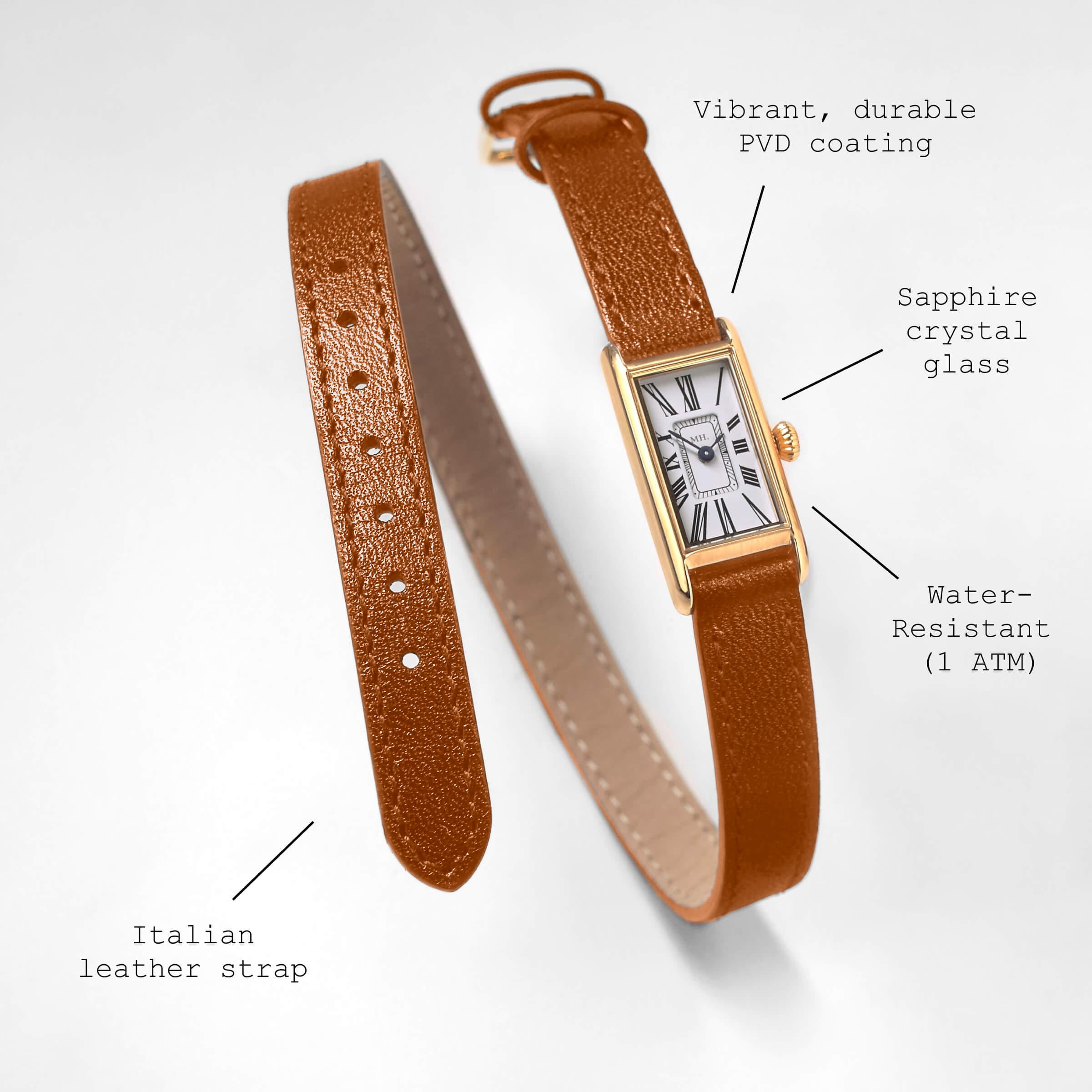 The Kimsey Double Wrap Watch: Petite Women's Watch with a Double
