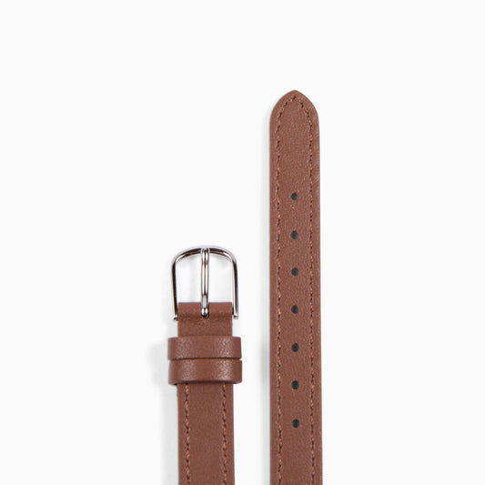 Kimsey Watch in Brown Leather “Double Wrap” Strap and silver clasp